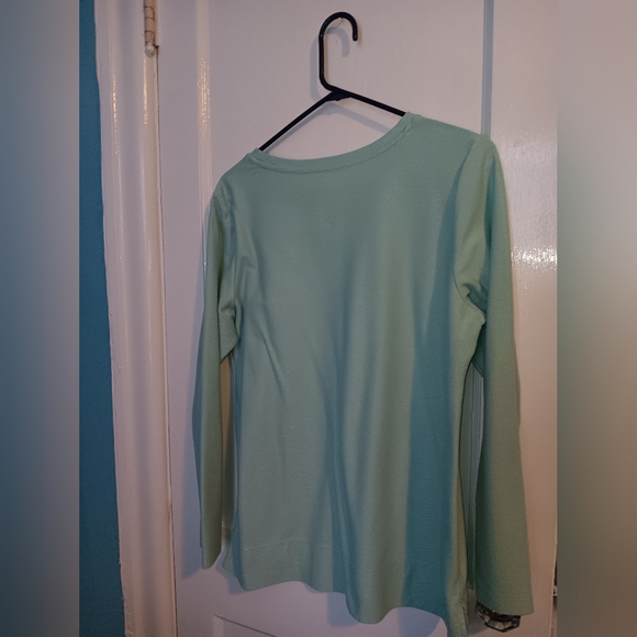 Croft & Barrow Mint Women's Medium Sweater Pre-owned - Picture 2 of 7